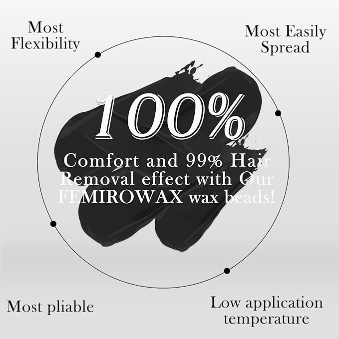 Wax Beads Bulk - 3.3lb Wax Beans Supplies for Esthetician - Professinal Painless Waxing for Face, Upper Lip, Bikini, Leg, Women Natural Melting Kit - Hypoallergenic Hard Wax Beads Bulk