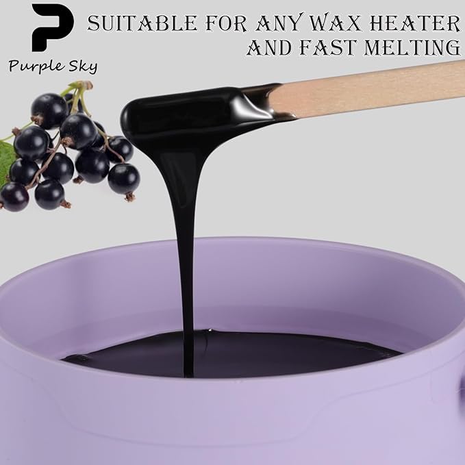 Smooth Hard Wax Beads Bulk - Professional Hair Removal Wax Kit for Coarse Hair & Sensitive Skin - Low Temperature, Painless Brazilian, Bikini, Face, Body Home Use (5lbs, Natural Pearl)