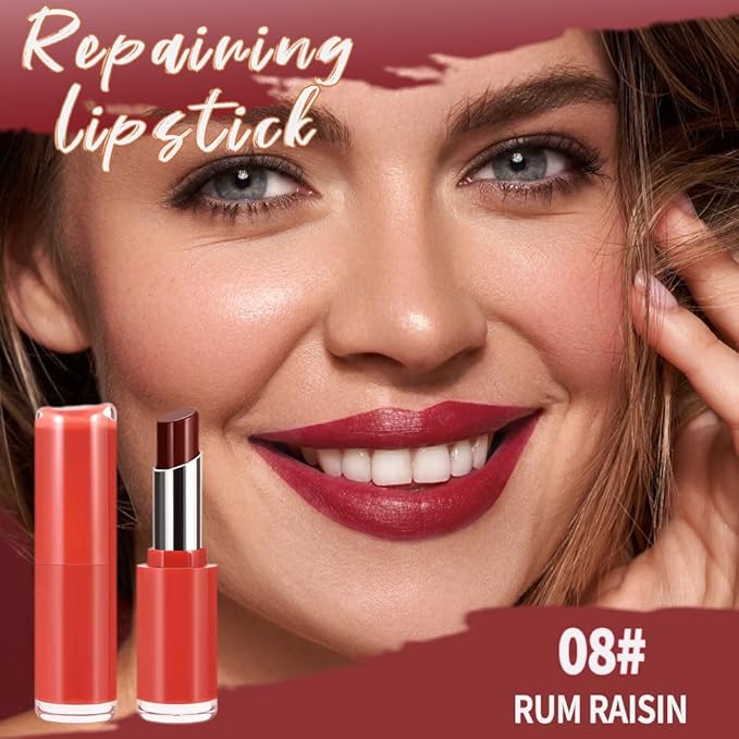 Matte Creamy Lipstick for Women, Long Lasting Waterproof Velvet Lipstick, Lip Stick Crayon Buildable Blendable Creamy Color, Moisturizing Longwear Lip Makeup 08#