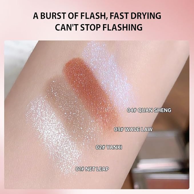 Single Glitter Eyeshadow Palette Makeup– velvet Cream Shimmer MIni Eye Shadow,Velvet Eyeshadow Palette –Shimmer Eye Makeup – Vegan& Cruelty-Free. (02#Taupe glitter, 1 Count (Pack of 1))