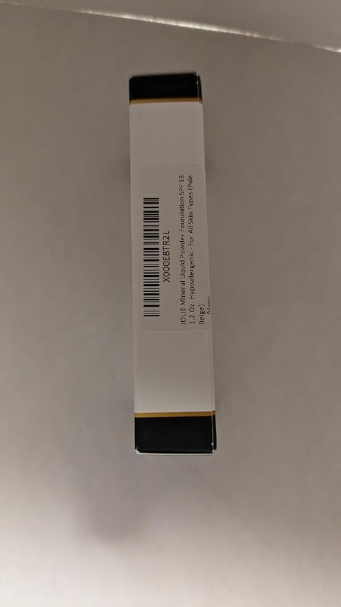 Jolie Mineral Liquid Powder Foundation SPF 15 1 Fl. Oz. Hypoallergenic - For All Skin Types (Pale Beige)