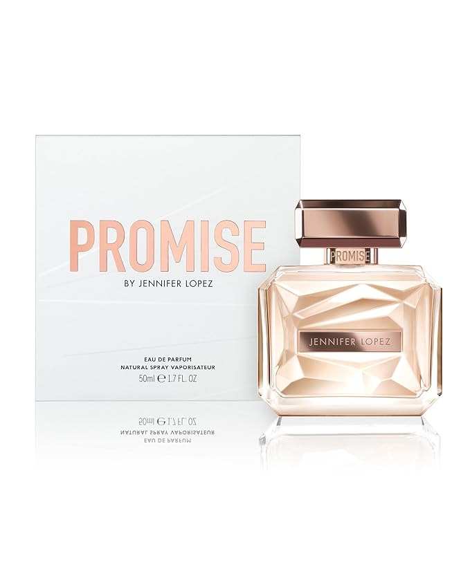 Jennifer Lopez Promise Perfume, Eau De Parfum Spray 1.7 Fl Oz (50 ml) Floral Woody Womens Perfume, Notes of Citrus, Amber, Dewy Honeysuckle