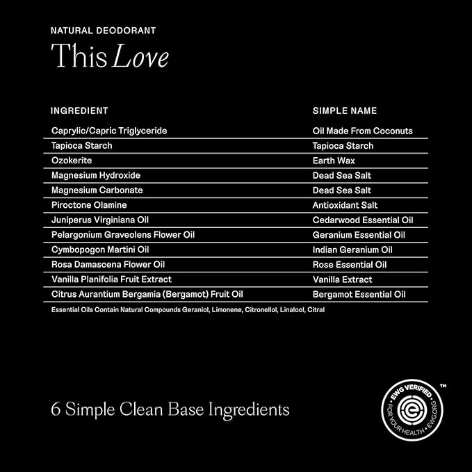 Each & Every Aluminum Free Deodorant for Women & Men, Lavender & Lemon + Rose & Vanilla - All Natural Deodorant for Sensitive Skin, EWG Verified - Clean, Baking Soda-Free, Plant-Based - 2.5oz, 2 Pack