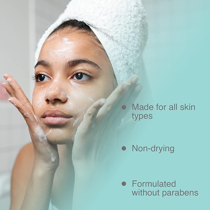 Pharmagel Hydra Cleanse Water Rinseable Facial Cleanser for All Skin Types | Natural Face Wash | Hydrating, Age Defying, and Revitalizing Face Cleanser | 8.5 fl. oz.