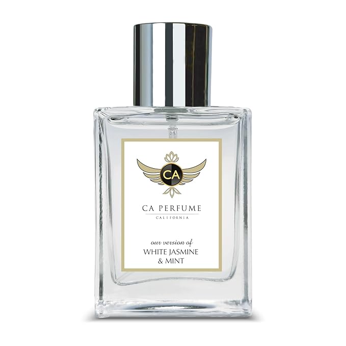 CA Perfume Impression of White Jasmine & Mint for Women and Men Long Lasting Unisex Fragrance Eau De Parfum 1.7 Fl Oz 50ml