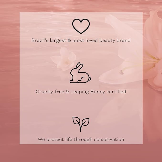 O BOTICARIO Love Lily Eau de Parfum, Long-Lasting, Amber Floral Fragrance Perfume for Women, 2.5 Ounce