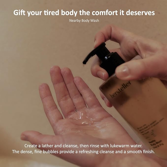 Hersteller Nearby Scented Vegan Body Wash 10.1 fl oz Moisturizing Soothing Cleanser for Dry Skin Still A Rose