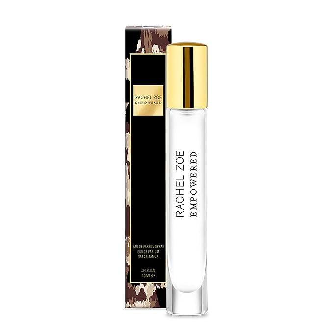 Rachel Zoe Empowered - 0.34 oz Eau de Parfum Mini Spray - Perfectly Balanced Feminine Perfume for Women - Awaken the Senses with a Lasting Signature Designer Scent