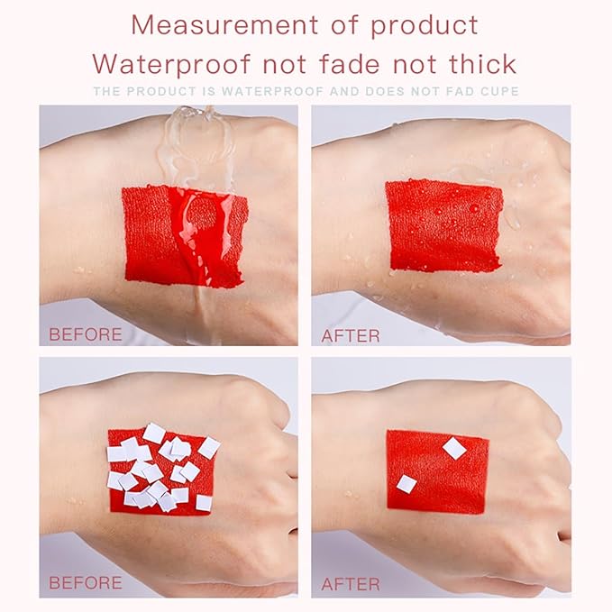 10 Colors Lipstick, Matte Liquid Lip Gloss Set, Tube Red Matte Velvet Tint Stain Set, Natural Ingredients Waterproof & Long Lasting 24 Hours Non-Sticky