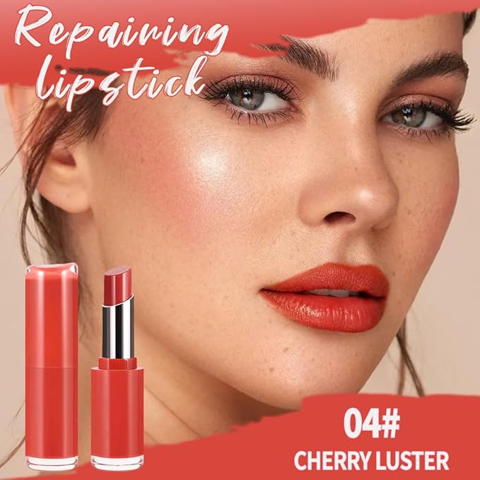 Matte Creamy Lipstick for Women, Long Lasting Waterproof Velvet Lipstick, Lip Stick Crayon Buildable Blendable Creamy Color, Moisturizing Longwear Lip Makeup 04#