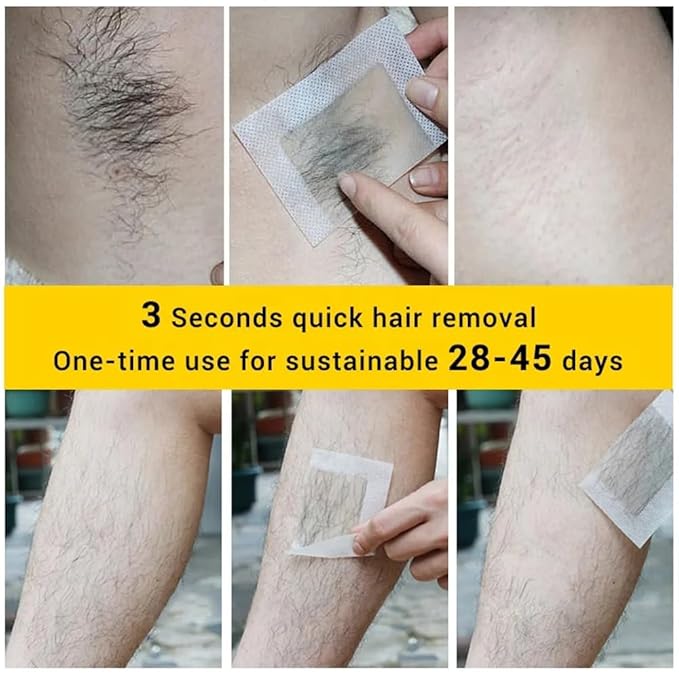 Wax Strips 100 Strips body wax strips Wax Strips for Hair Removal Facial Hair Removal for Women Waxing Kit for Face, Body, Arms, Legs, Chest, Back, Bikini & Brazilian 12 bagsCalming Oil Wipes (100)