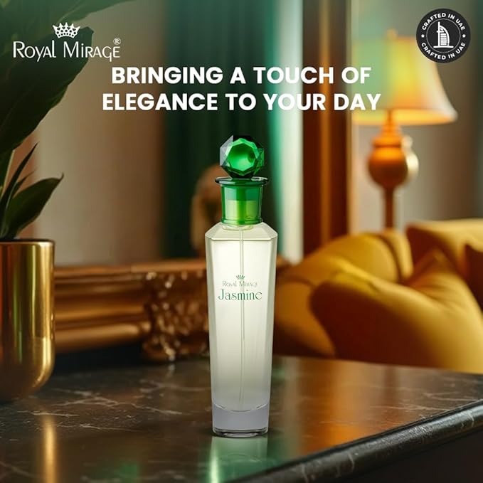 Royal Mirage Jasmine Eau de Toilette for Women - Premium Floral Fresh Perfume 100ml with Grapefruit & Apple - Long-Lasting Feminine Fragrance Spray - Sustainable Luxury EDT Made in USA