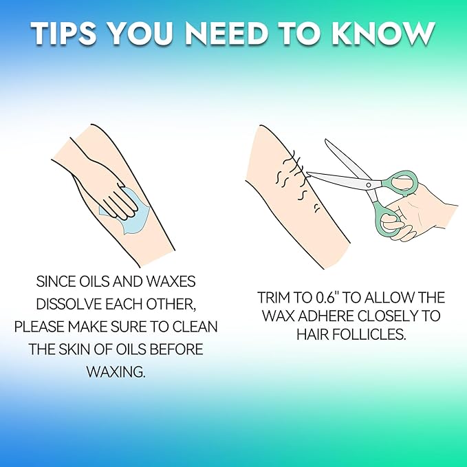 Waxkiss Wax Strips Kit for Women Men 70 Counts 3 Sizes & 12 Pcs Prewax and Afterwax Wipes Ready-to-use Waxing Strip Kit for Hair Removal Home Waxing Kit