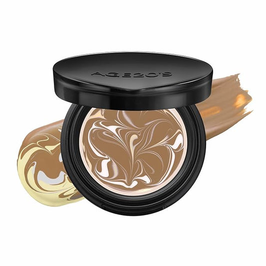 [MINI SIZE] AGE20'S Signature Essence Pact | 33W | Vegan Korean Cushion Foundation | Pack of 1 | Cream Foundation, Dewy & Glow Finish, Natural Coverage, SPF 50+ | 0.16 oz