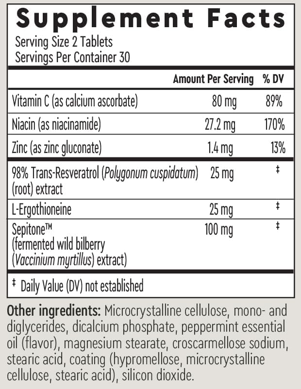 AURELIA Skin Perfection | Advanced Cellular Anti-Aging Supplement | Enhance Skin Clarity, & Tone | with Zinc, Resveratrol, Niacinamide, Ergothioneine, & Vitamin C