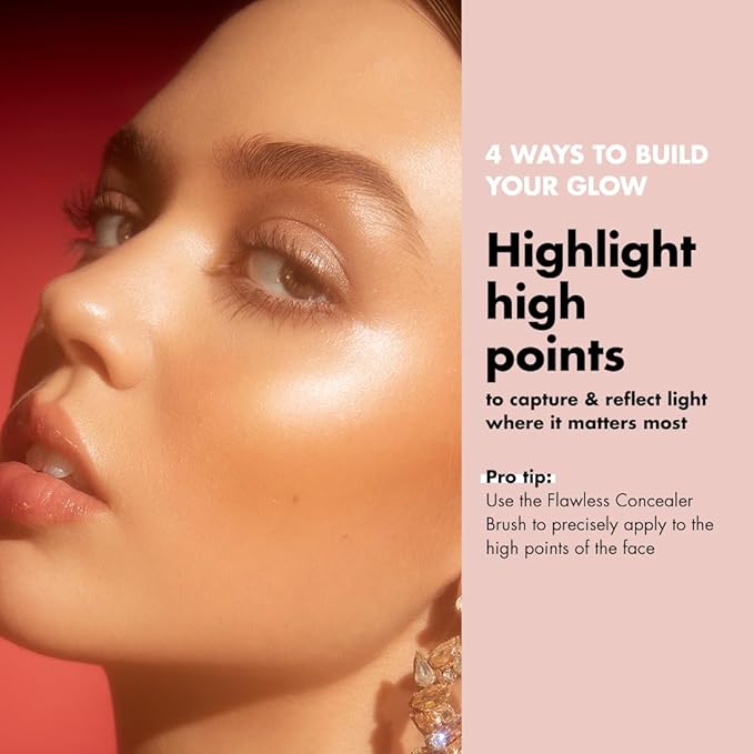 e.l.f. Halo Glow Liquid Filter, Complexion Booster For A Glowing, Soft-Focus Look, Infused With Hyaluronic Acid, Vegan & Cruelty-Free, 7 Deep/Rich