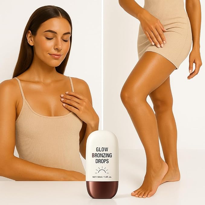 Makeup True Match Lumi Glotion, Natural Glow Enhancer, Illuminator Highlighter, Bronzing Drops For a Sun-Kissed Glow, 903 Medium (#01/Champagne Shimmer)