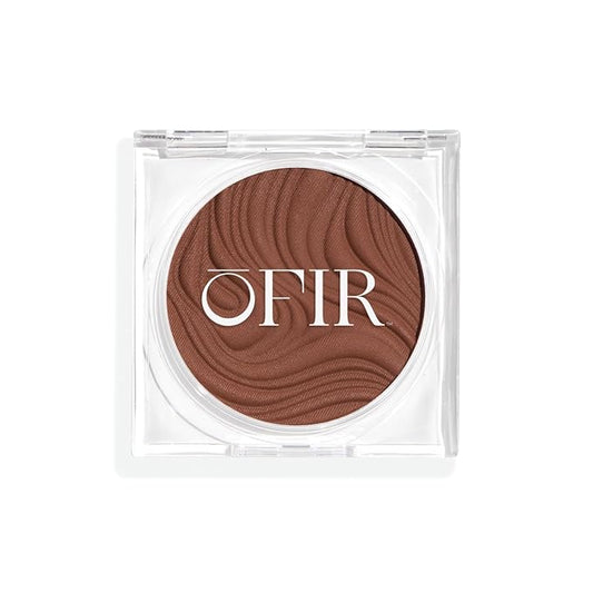 OFIR Geo Sculpt Blendable Cream Bronzer | Buildable Radiant Finish with Vitamin E | Vegan & Cruelty Free Makeup Bronzer | Sun Kissed Glow Compact For Sculpting Cheekbones |Cove - Medium Brown, 0.24 oz
