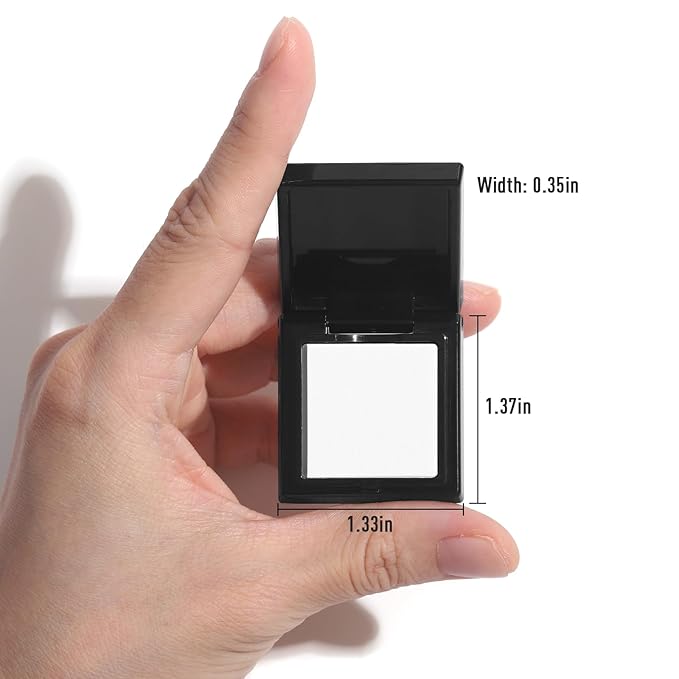 UCANBE White Single Eyeshadow Palette, Highly Pigmented Matte Eye Shadow Powder, Professional Long-Lasting Waterproof Makeup Palette