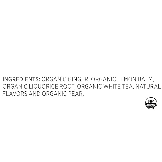 Tea Forte White Ginger Pear Premium Organic Loose Leaf Caffeinated White Tea Blend Canister, Makes 35-50 Cups