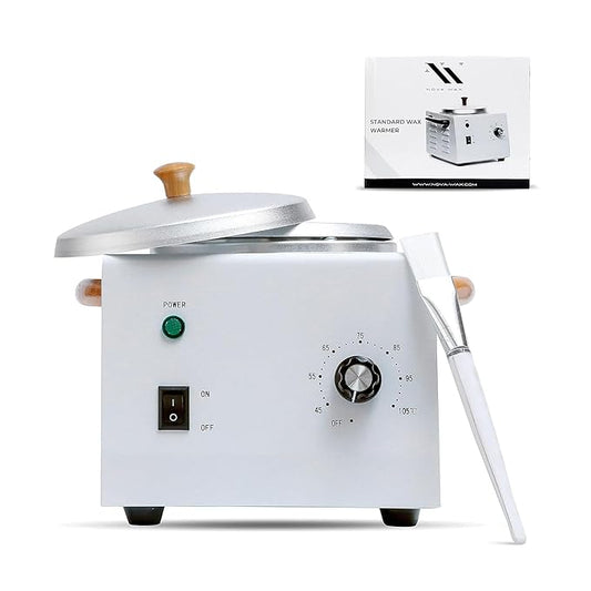 Nova Wax Pot Warmer Professional for hair removal, 1lb Hard Wax Capacity (120volt US plug) - Esthetician Supplies for Salon