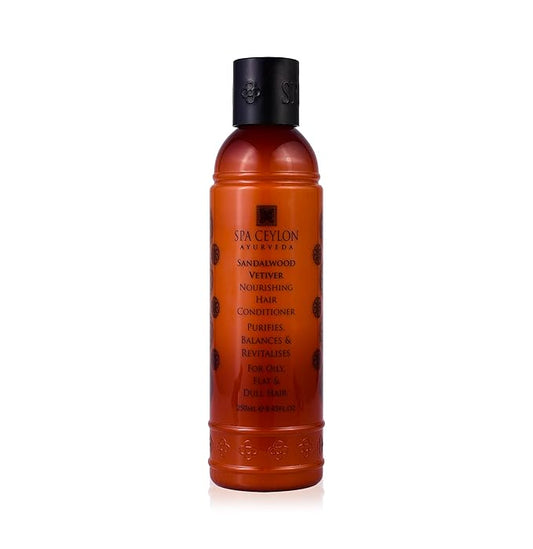 SPA CEYLON Sandalwood Vetiver Nourishing Hair Conditioner | Revitalize Oily Flat & Dull Hair | Hair and Scalp Conditioner | Hair Products for Unisex