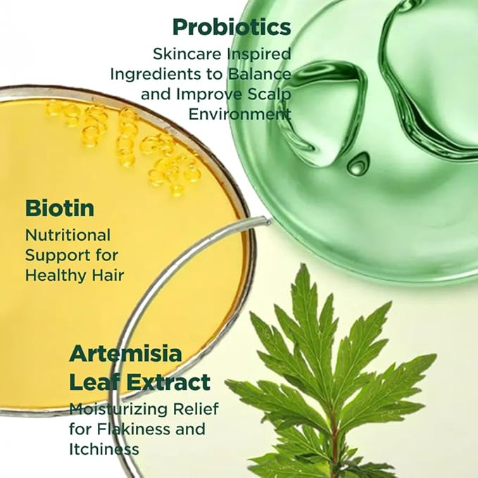 AYUNCHE Rebalancing Hair Serum 2.7 fl. oz. (80ml) [For All Hair Types] | Hair Root Protection & Strengthening | Scalp cooling effect | Biotin and probiotics | Korean Salon Brand