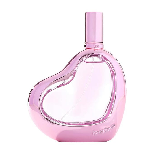 Bebe Sheer Eau de Parfum Spray for Woman - Long Lasting Amber Floral Womens Fragrance - Notes of Citrus Cocktail, Pink Peony and Sandalwood Perfume for Women - 3.4 oz