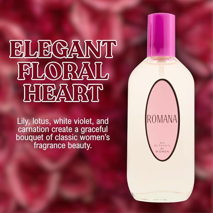 American Collection perfumes for women – INSPIRED by A WORLD RENOWED WOMEN'S PERFUME – Rose, Chamomile, Ginger, White Musk – Fresh, Floral, Elegant, Long-Lasting – Premium Womens Perfume 3.4 oz