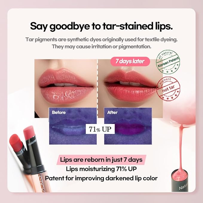 Orange Coral Lipstick For Women Exfoliation hydration NS BEAUTY Lux Triple Cure Lipstick Muse (0.12oz)