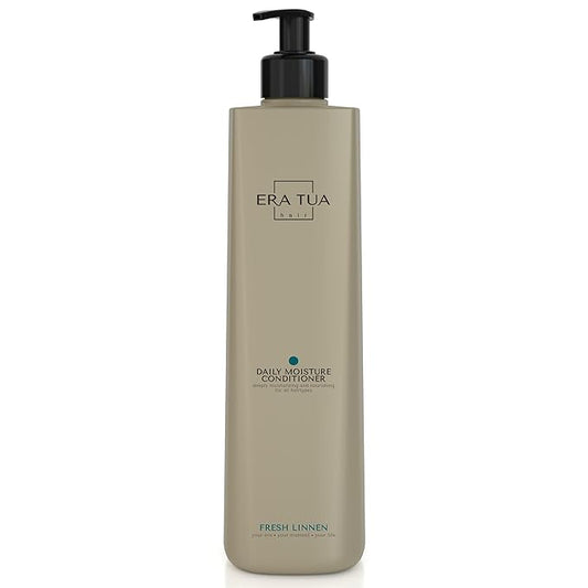 Fresh Linen Conditioner | Dutch Made & Formulated | Moisturizing & Repairing Conditioner for Dry, Damaged Hair | Uplifting Bergamot, Jasmine & Rose Scent |750 ml