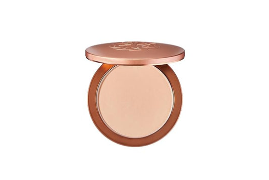 YENSA Super Serum Silk Powder Foundation - Matte Foundation Makeup to Blur and Smooth Pores - Provides a Radiant and More Even Skin Tone for a Natural, Healthy Glow - Light Medium 1 (0.35 oz)