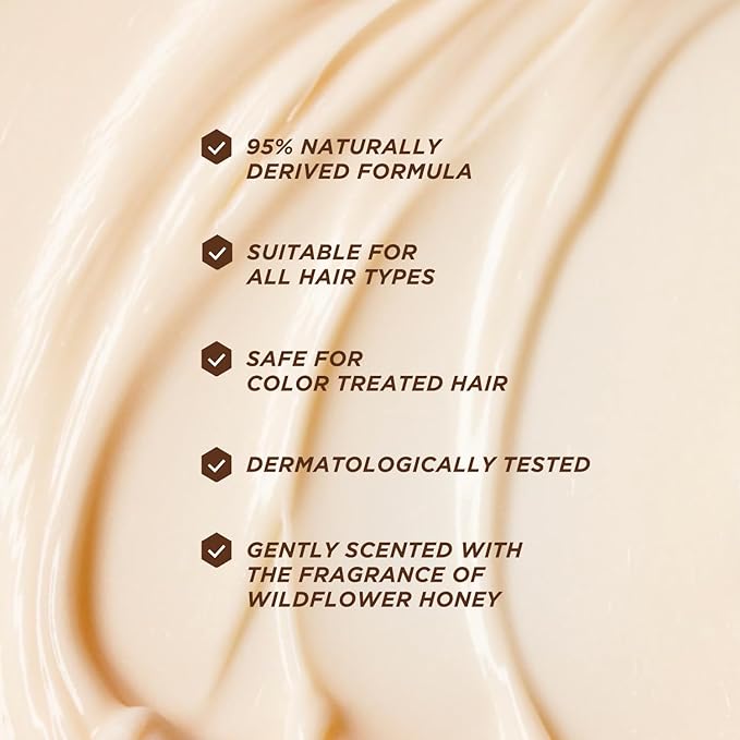 Gisou Honey Gloss Ceramide Therapy Hydrating Conditioner – Smooths, Detangles & Adds Shine with Mirsalehi Honey & Ceramides, 6.8 Fl Oz