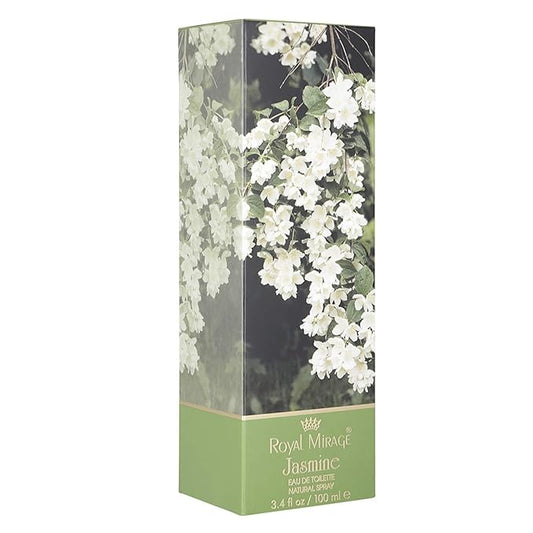 Royal Mirage Jasmine Eau de Toilette for Women - Premium Floral Fresh Perfume 100ml with Grapefruit & Apple - Long-Lasting Feminine Fragrance Spray - Sustainable Luxury EDT Made in USA