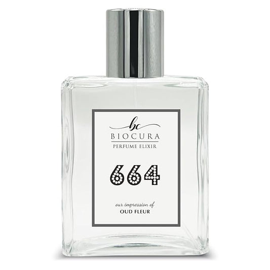 BC Perfume 664 Inspired by Oud Fleur For Women & Men Replica Fragrance Dupes Eau de Parfum Spray Bottle 3.4 Fl Oz/100ml