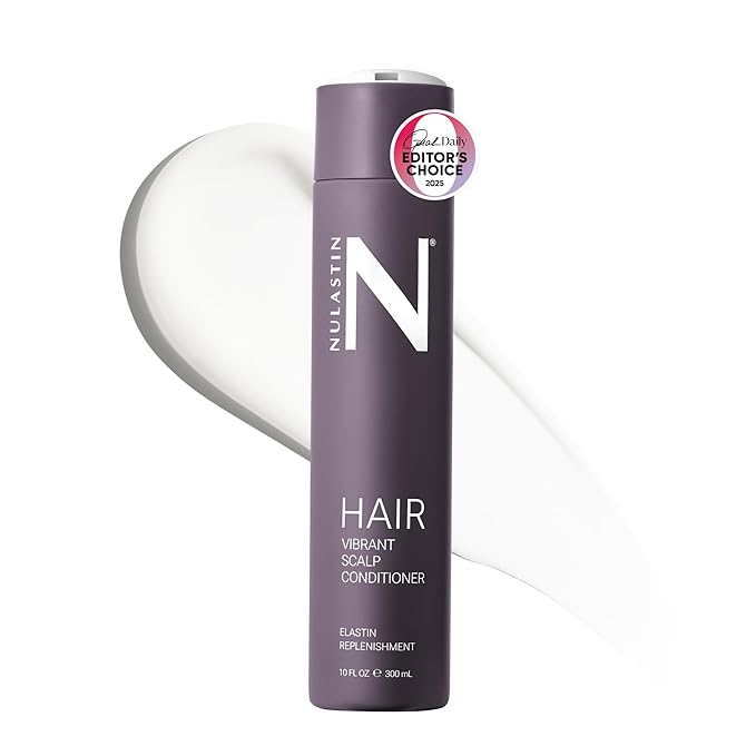 NULASTIN Vibrant Scalp Hair Conditioner - Volumizing Conditioner for Fine Hair - Supports the Appearance of Fuller, Healthy-Looking Strands at the Root - Color-Safe, Silicone Free & Vegan (10 Fl Oz)