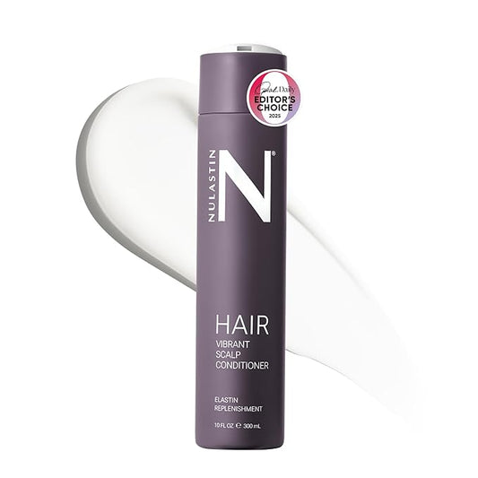 NULASTIN Vibrant Scalp Hair Conditioner - Volumizing Conditioner for Fine Hair - Supports the Appearance of Fuller, Healthy-Looking Strands at the Root - Color-Safe, Silicone Free & Vegan (10 Fl Oz)