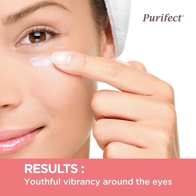 Purifect Anti-Wrinkle Eye Cream with Retinol, Collagen & Vitamin C – 93% Natural, Hydrating & Firming Eye Treatment for Fine Lines, Eye Bags, Crows Feet, Made in USA, 30ml