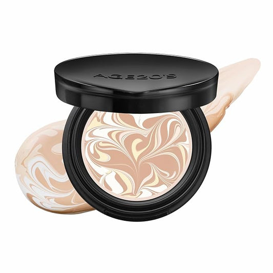 [MINI SIZE] AGE20'S Signature Essence Pact | 17N | Vegan Korean Cushion Foundation | Pack of 1 | Cream Foundation, Dewy & Glow Finish, Natural Coverage, SPF 50+ | 0.14 oz