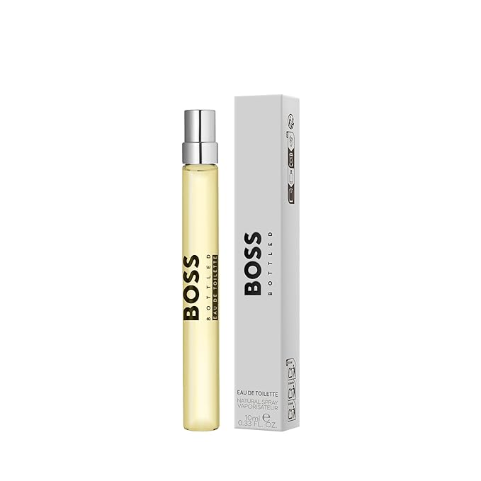 Hugo Boss Bottled Eau de Toilette – Woody Men's Cologne – With Notes of Apple, Cinnamon & Wood – Long Lasting Fragrance