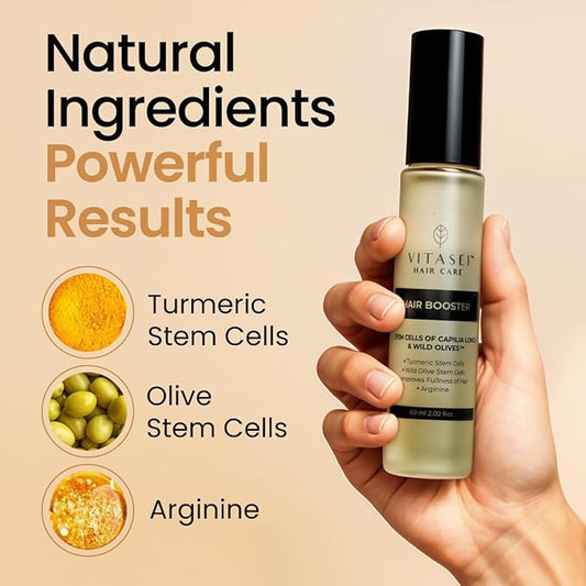 Hair Booster for Women & Men – Hair Revitalizing Serum with Capilia Longa & Arginine for Thick, Dry, Long, Damaged Hair – Peptide-Enriched Hair Tonic, 2 Fl Oz