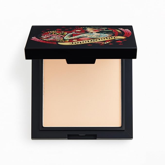 REINA REBELDE Almendra On Your Face Finishing Powder | Blurring Pressed Powder| Smooth Matte Finish | Long-lasting | Cruelty Free and Vegan | For Light-Medium Skin Tones