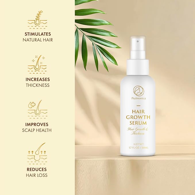 Hair Growth Serum: Rosemary Batana Castor Oil Rice Water Biotin Hair Oils for Hair Growth - Hair Growth Thickening Product - Hair Loss Treatments for Women Men(50 ML)