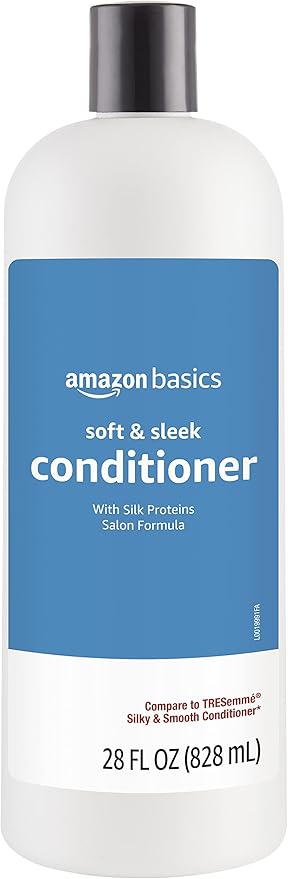 Amazon Basics Soft & Sleek Conditioner for Dry or Damaged Hair, 28 Fluid Ounce