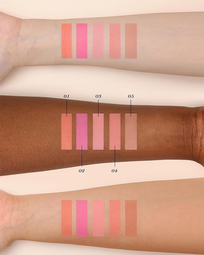 Flower Knows Midsummer Fairytales Velvet Embossed Blush,Fushia Matte Finish,Buildable & Blendable Powder Blush for cheeks,Highly Pigmented,Natural Flush for All Skin Tones(01 Blooming Days,5g)