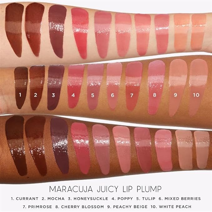 tarte maracuja juicy lip plump – Hydrating & Volumizing Lip Plumper Gloss Balm with Nourishing Hyaluronic Acid, Plumps & Moisturizes, Vegan & Cruelty-Free, full size, poppy