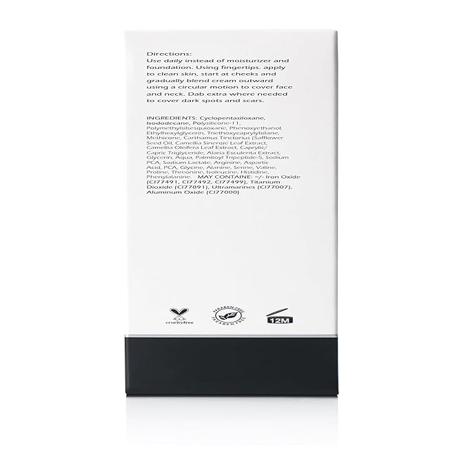 Bellaterra Cosmetics BB Cream – Tinted Moisturizer & Mineral Foundation Makeup, Dark 107 – Lightweight, Oil-Free, Buildable Coverage, Matte Finish, Anti-Aging Concealer, Clean Beauty, 1.69 oz