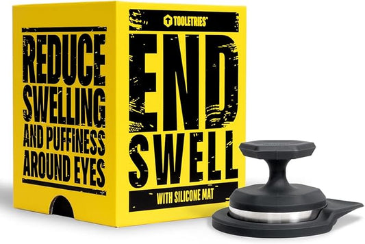 TOOLETRIES The Endswell - Face Tool for Skincare, Facial Beauty Roller - Stainless Steel Massager for Eyes, Face, and Skin Care - for Muscle Relaxing, Wrinkles, Dark Circles, and Fine Lines