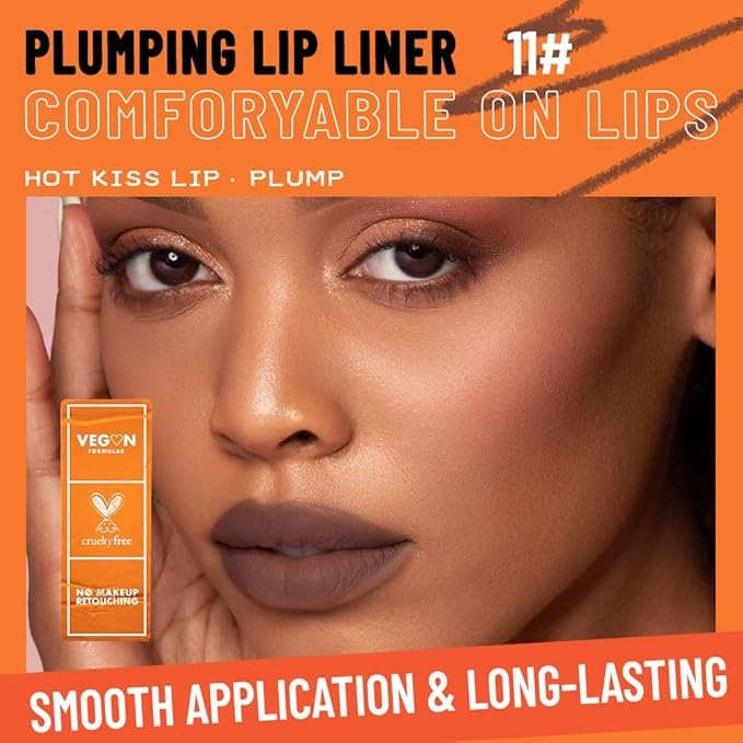 Retractable Lip Liner Pencil for Shaping & Sculpting Lips,Creamy Matte Gel Crayon Lip Liner Pencil delineador de labios,Long Lasting Waterproof Lipstick LipLiner (11#, 1 Count (Pack of 1))