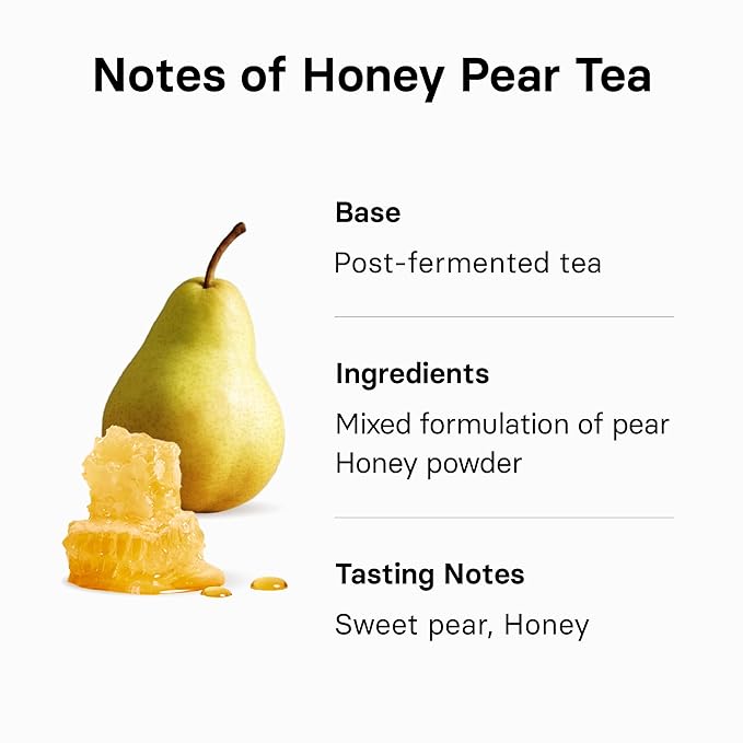 OSULLOC Honey Pear Tea (Sweet Pear & Honey Flavor), Fruit tea Blend, Premium Teabags from Jeju Island, 20 count